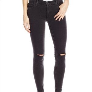 Levi's 710 Super Skinny Ripped Jeans